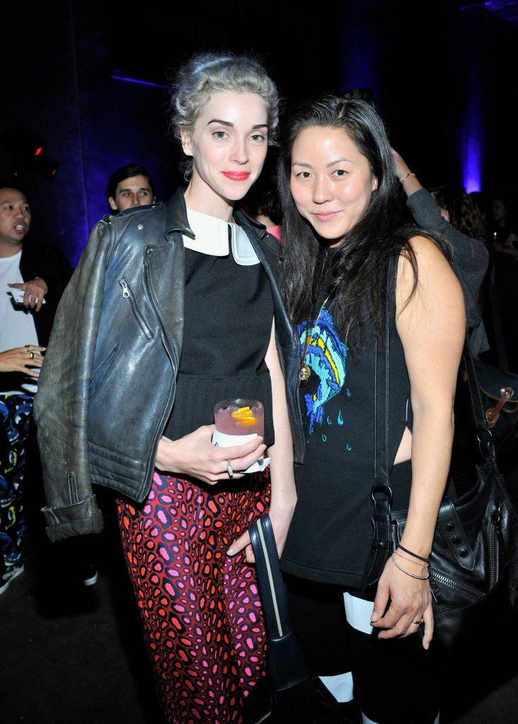 Annie St Vincent, Carol Lim at the launch of kalifornia bag in Los Angeles