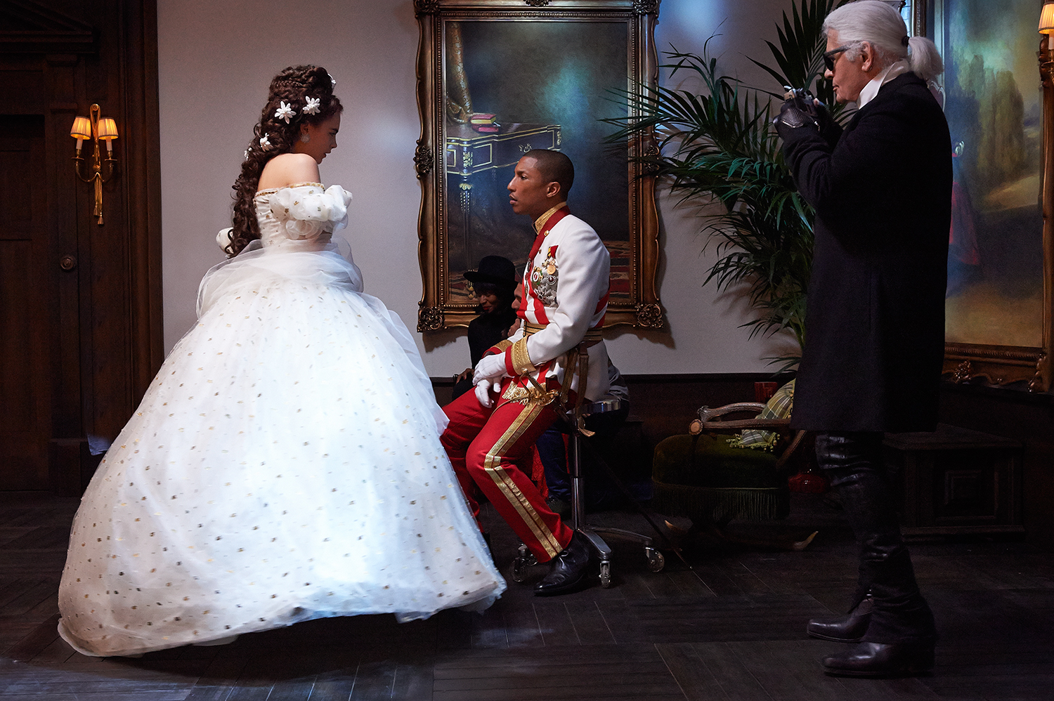 Karl Lagerfeld Directed Pharrell Williams In A Fashion Film