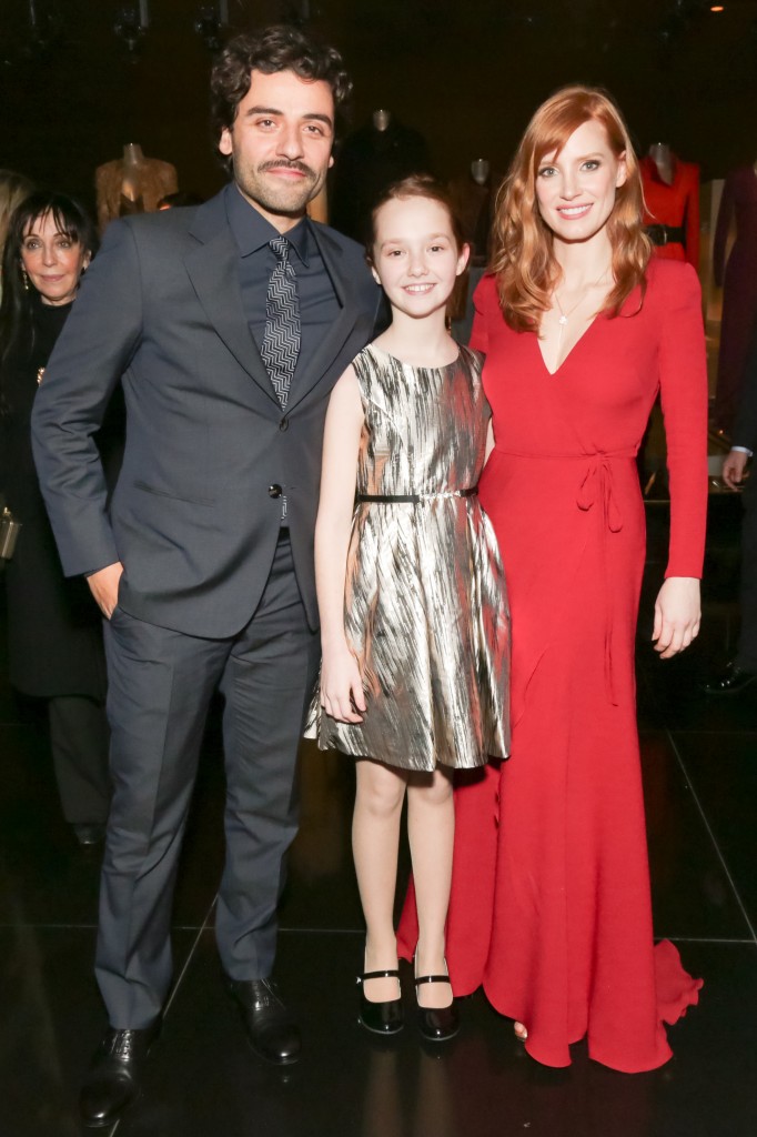 GIORGIO ARMANI hosts the official premiere & after party of A MOST VIOLENT YEAR with OSCAR ISAAC and JESSICA CHASTAIN