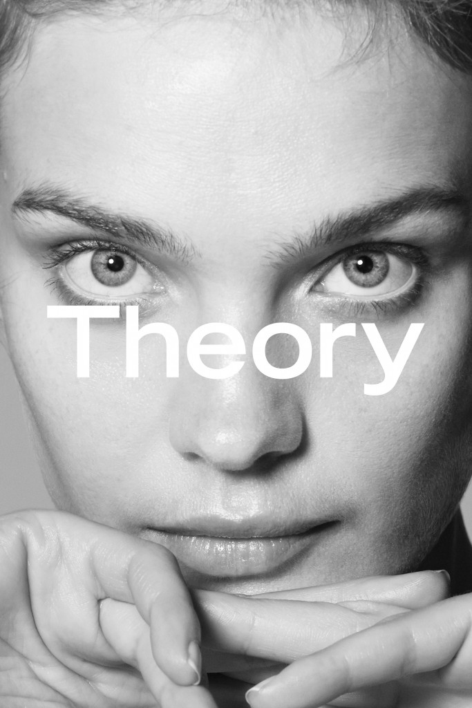 DAVID SIMS NATALIA VODIANOVA THEORY UNVEILS NEW LOGO WITH THEIR SPRING-SUMMER 2015 CAMPAIGN