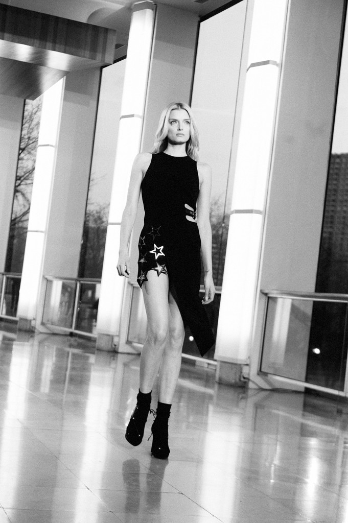 LILY DONALDSON PODIUM RUNWAY ANTHONY Vacarello fall-winter 2015 collection backstage fashion show paris pfw model vacarello FW15 AW15 elise toide toïdé