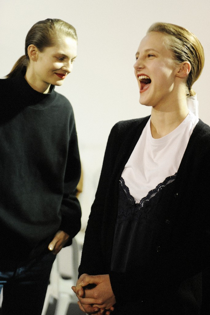 ACNE STUDIOS fall-winter 2015 BY ELISE TOIDE FOR CRASH MAGAZINE PARIS / EXCLUSIVE BACKSTAGE COVERAGE OF PARIS FASHION WEEK