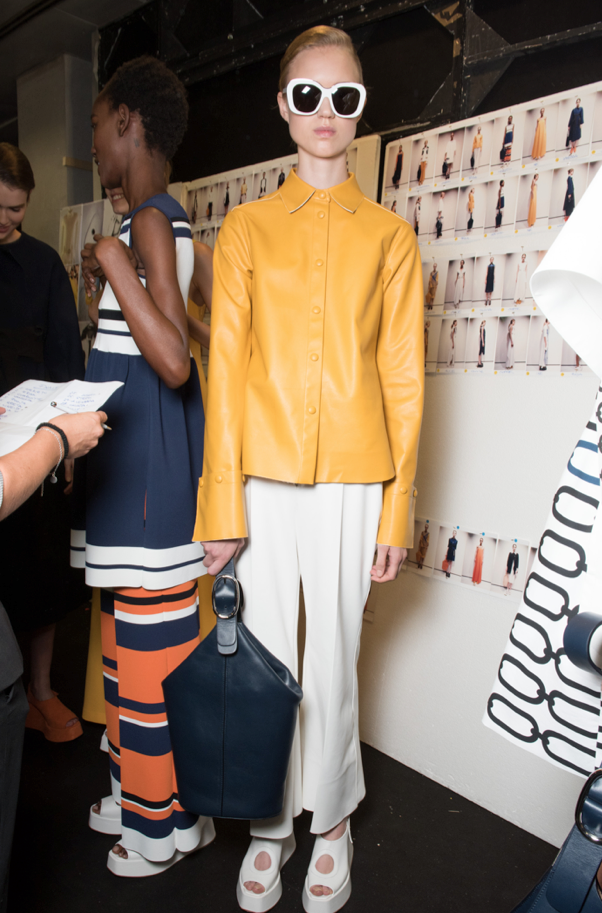 SportmaxSS16 Backstage exclusive pictures at Milan fashion week