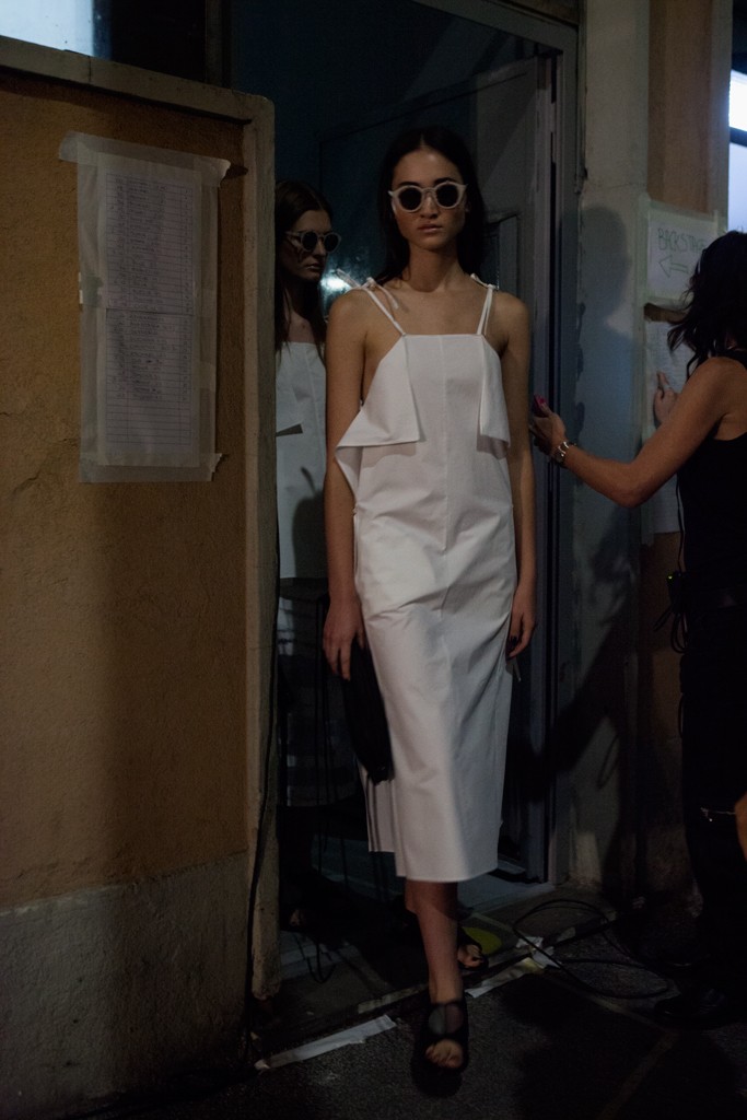 DamirDoma SS16 Backstages pictures at Milan Fashion Week, by our photographer Tassili Calatroni