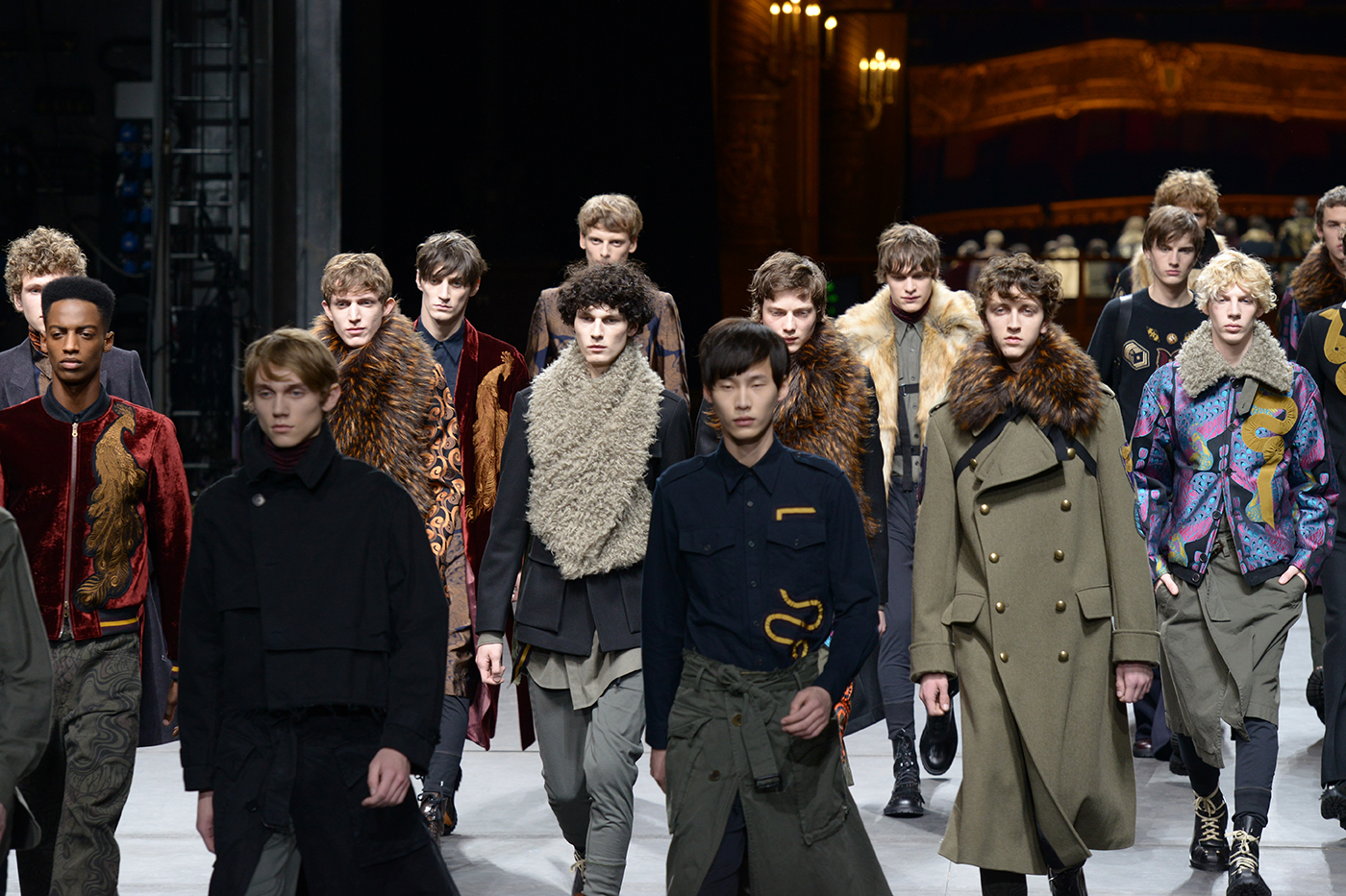 On The Runway At Dries Van Noten Men Fw16 Crash