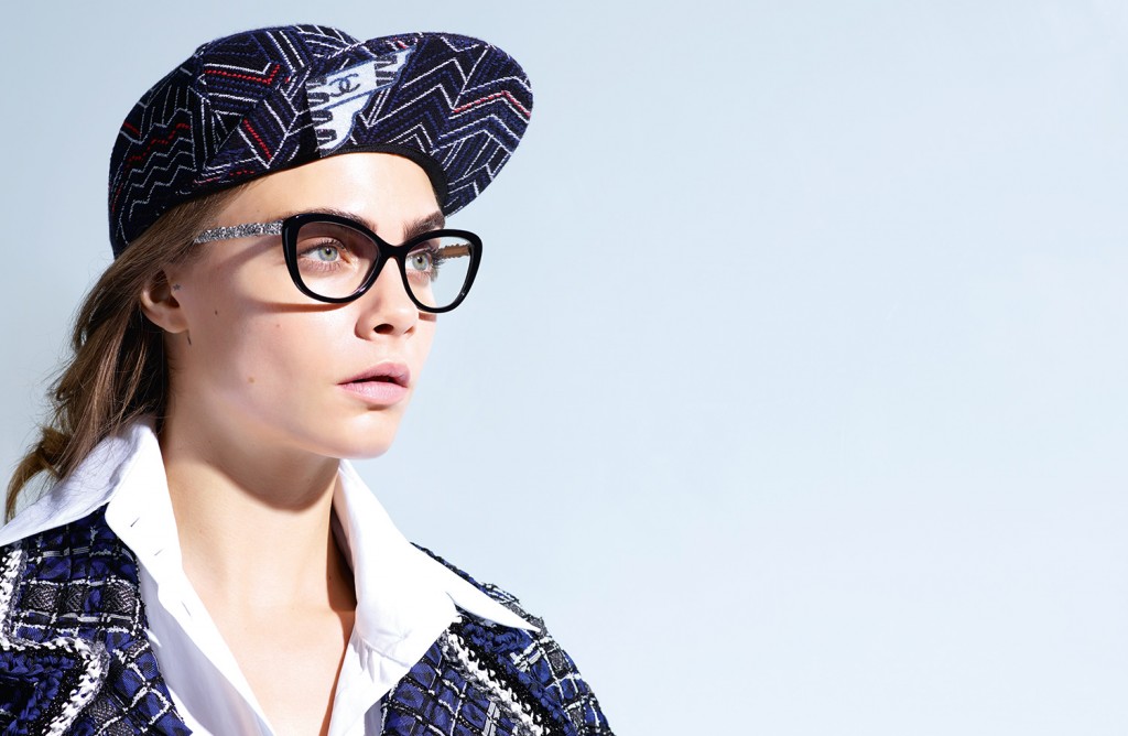 Chanel Eyewear Spring-Summer 2016 campaign Cara Delevingne Karl Lagerfeld Crash Magazine