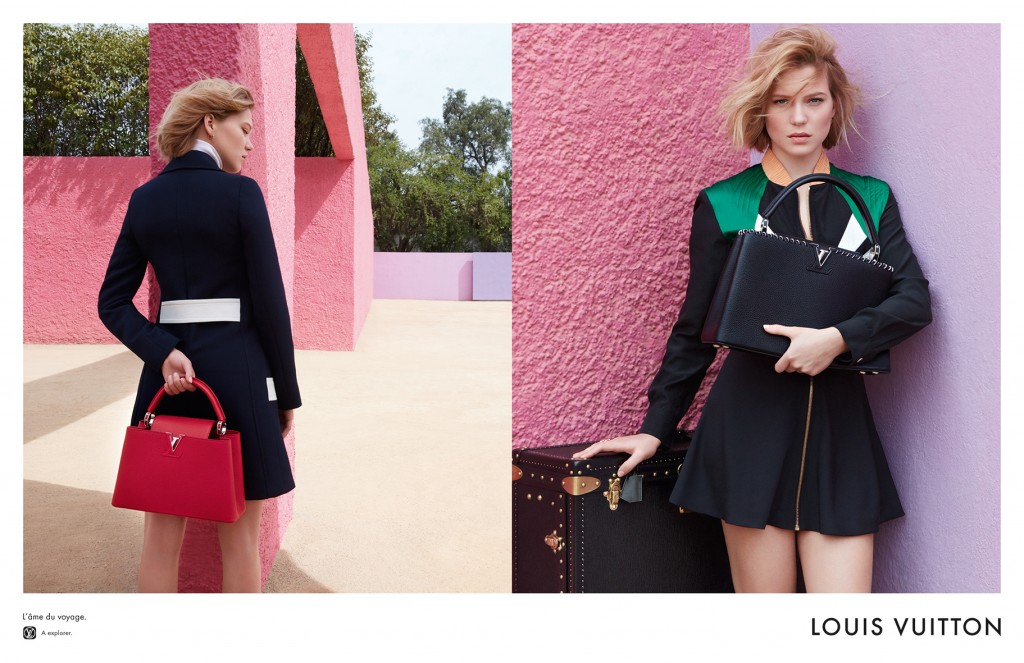 Léa Seydoux for Louis Vuitton Pre-fall 2016 campaign Crash Magazine
