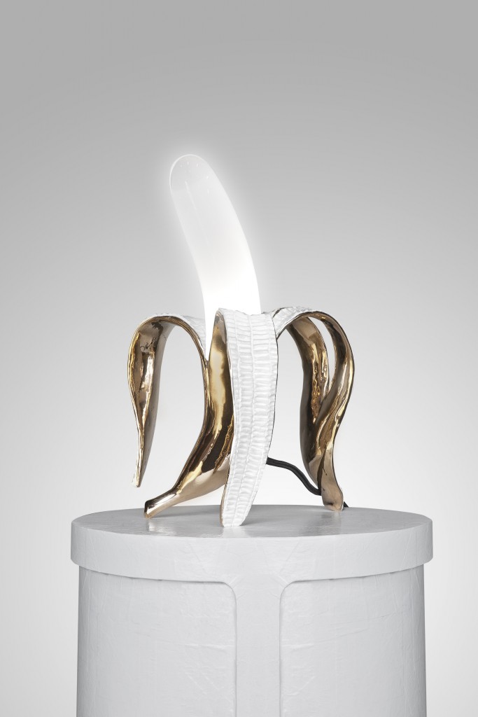 Design Miami/ Basel Banana Lamp by Studio Job 2015 at Carpenters Workshop Gallery courtesy of Carpenters Workshop Gallery