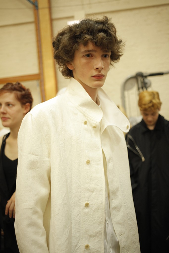 Backstage at JW Anderson menswear SS17 London Collections Men Crash Magazine by Lumir Schulz