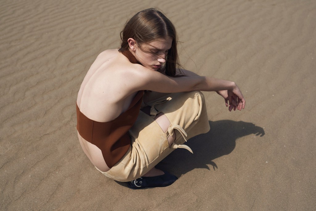 Desert Strom Crash Magazine fashion story by Alexander Neumann Sabina Lobova Girl on Fire