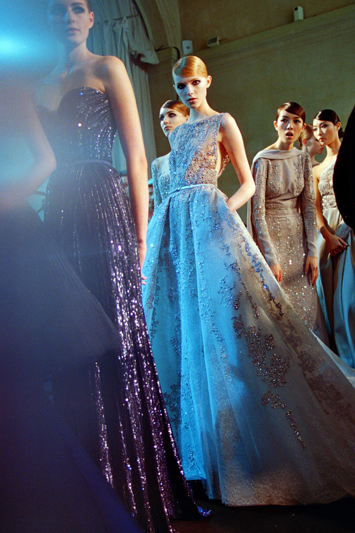ELIE SAAB COUTURE BACKSTAGE FW 2013-14