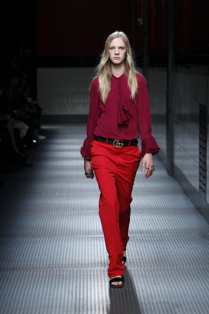 Discover Alessandro Michele's first collection for Gucci.  Gucci Fall-Winter 2015 Milan Fashion Week / CRASH
