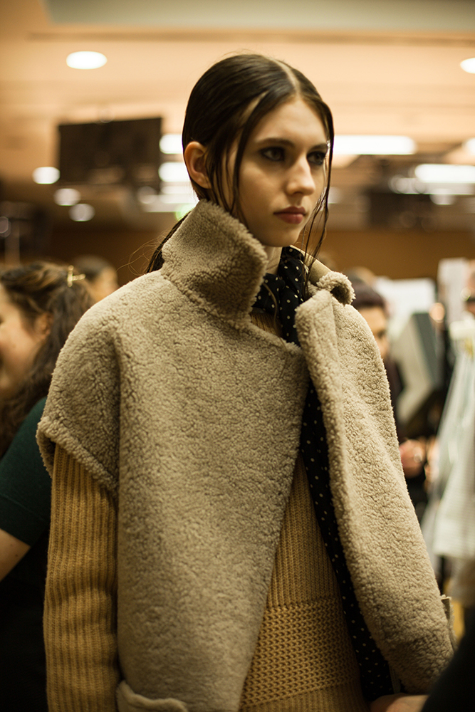 BACKSTAGE AT PAUL SMITH FALL-WINTER 2015 LONDON
