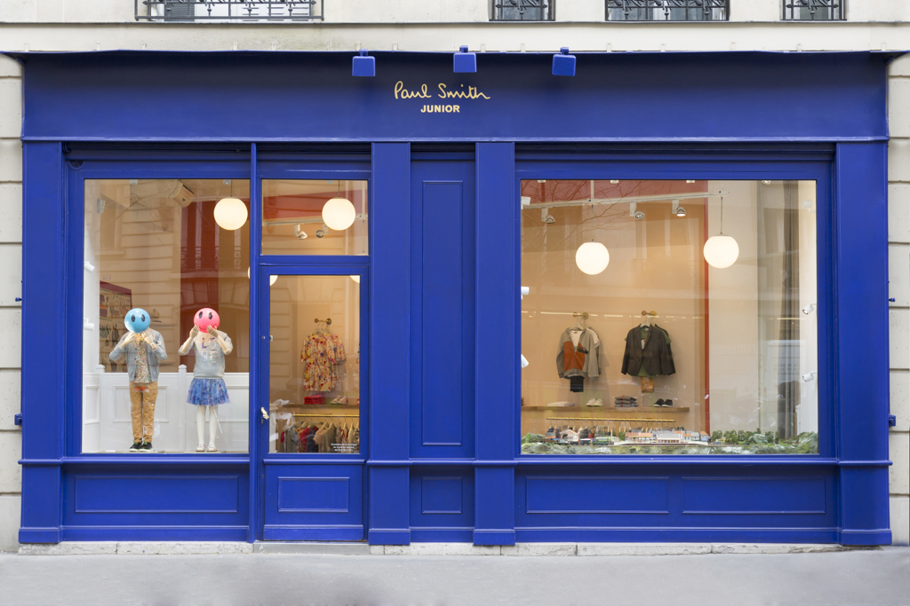 PAUL SMITH JUNIOR OPENS FIRST BOUTIQUE IN PARIS