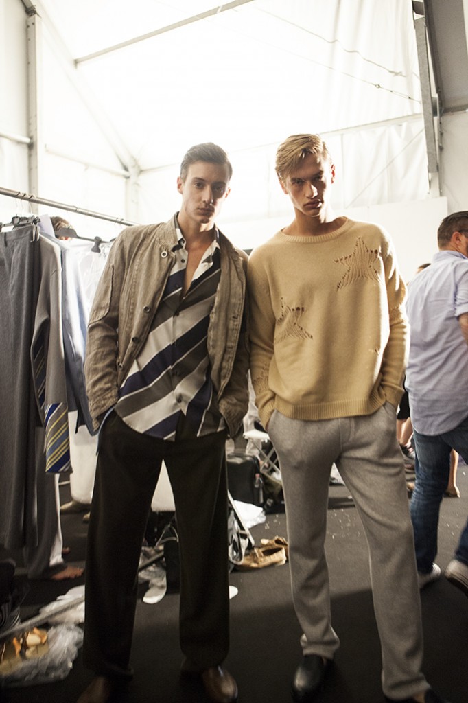 Ermanno Scervino/Men SS16 Milan Fashion Week backstage by Tassili Calatroni / Crash Magazine