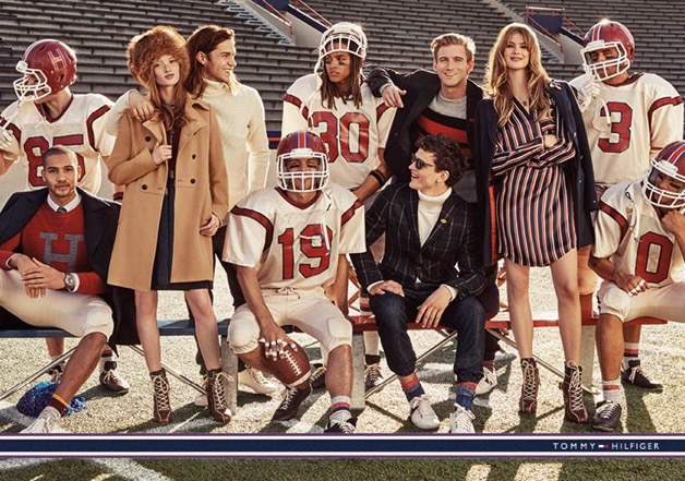 Tommy Hilfiger FW15 campaign by Craig McDean_Behati Prinsloo, Julia Hafstrom, RJ King and Miles McMillan, Bruno Fabre, Nate Gill and Simon Nessman