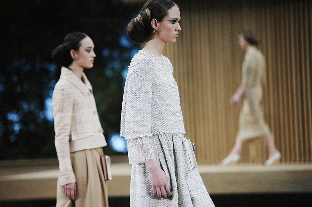 ON THE RUNWAY AT CHANEL HAUTE COUTURE SPRING-SUMMER 2016 PARIS
