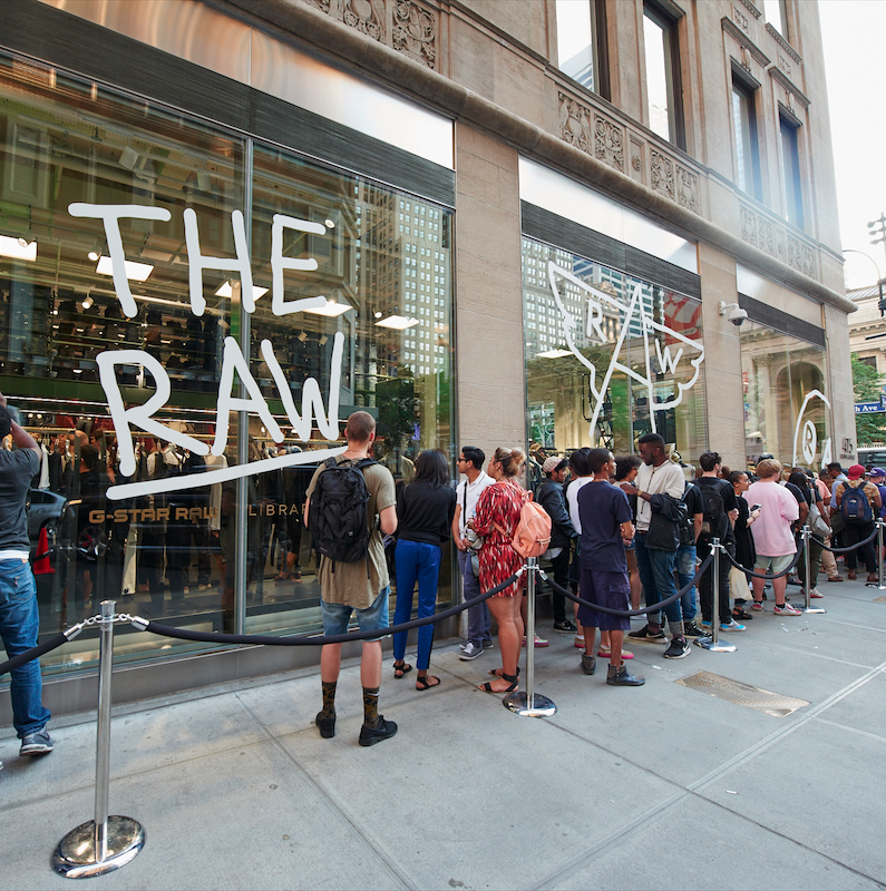 G-STAR RAW AND PHARRELL WILLIAMS NEW STORE OPENING ON 5TH AVENUE