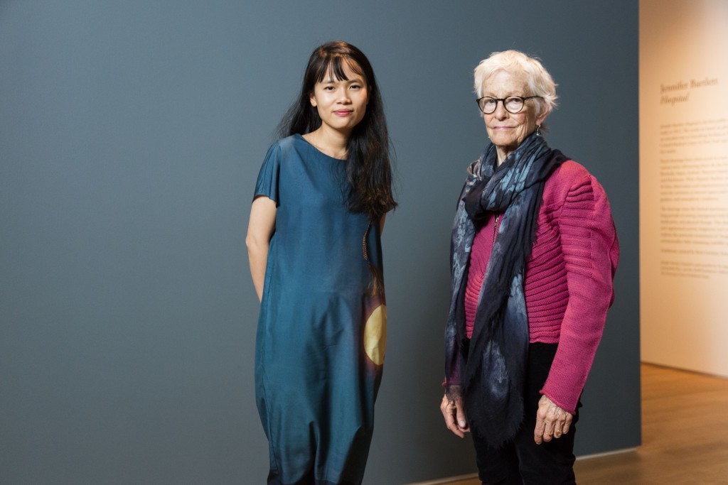 Thao-Nguyen Phan, visual arts protégée, and mentor Joan Jonas in New York.