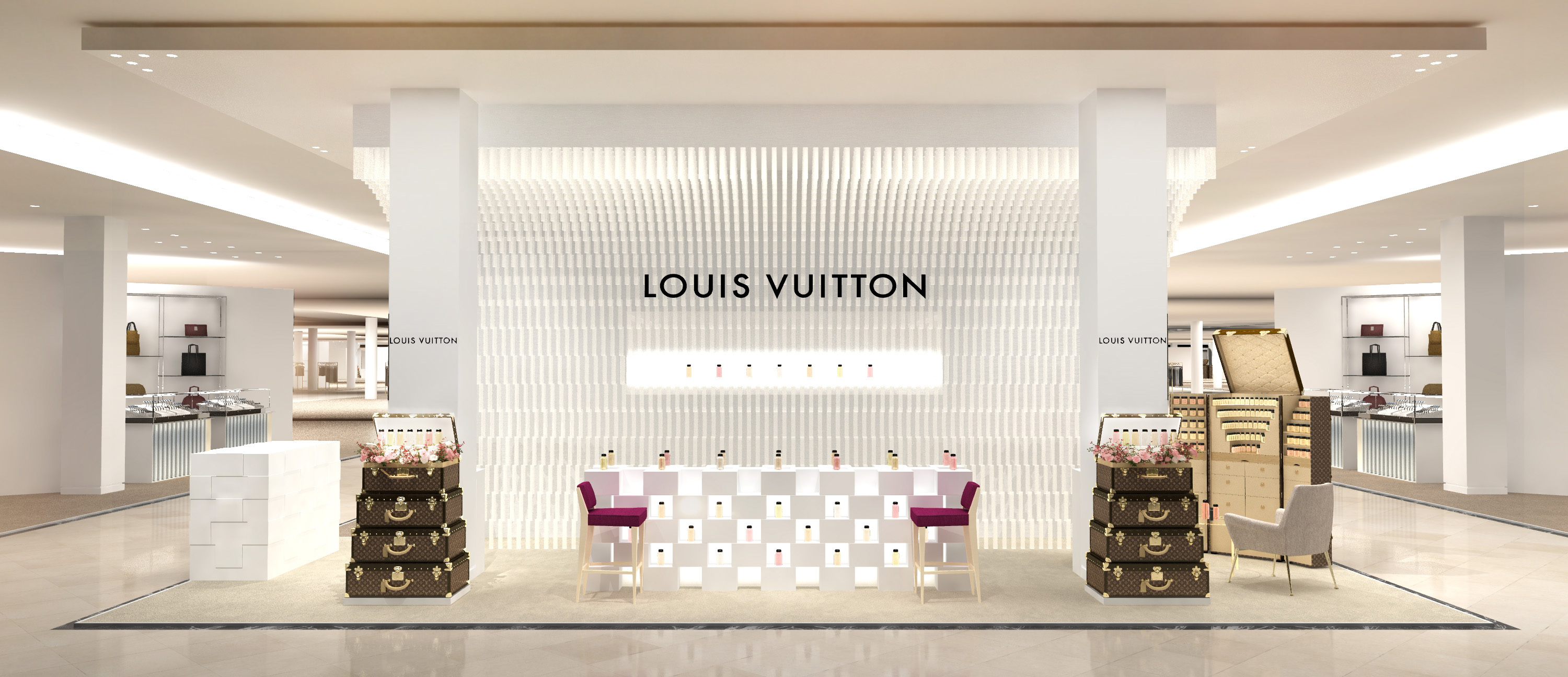 Les Parfums Louis Vuitton launch in five global pop-up stores
