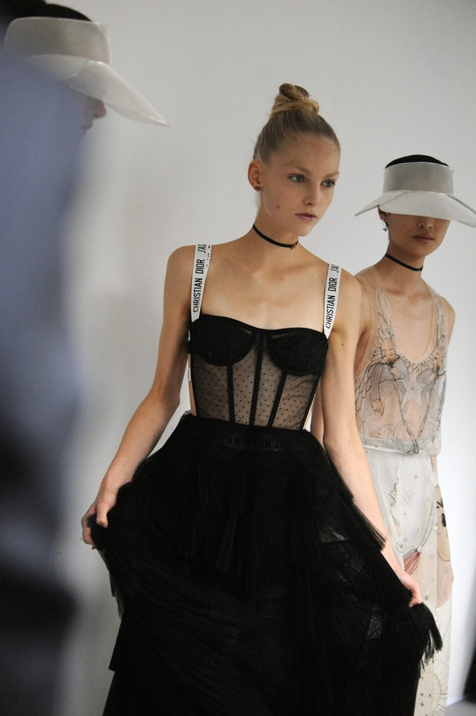 Dior SS17 Backstage Maria Grazia Chiuri Paris Fashion Week Crash Magazine Elise Toïdé