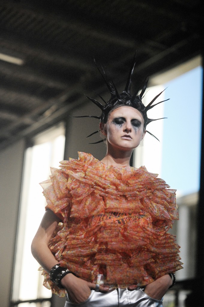 Junya Watanabe SS17 Paris Fashion Week Crash Magazine Elise Toïdé