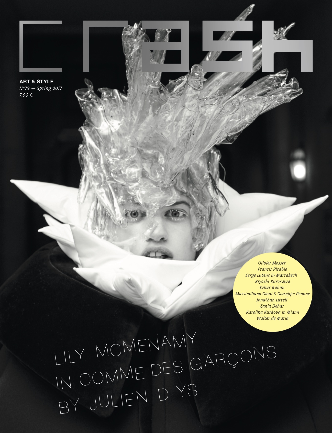CRASH 79 THE FASHION ISSUE – LILY MCMENAMY IN COMME DES GARÇONS BY JULIEN D’YS