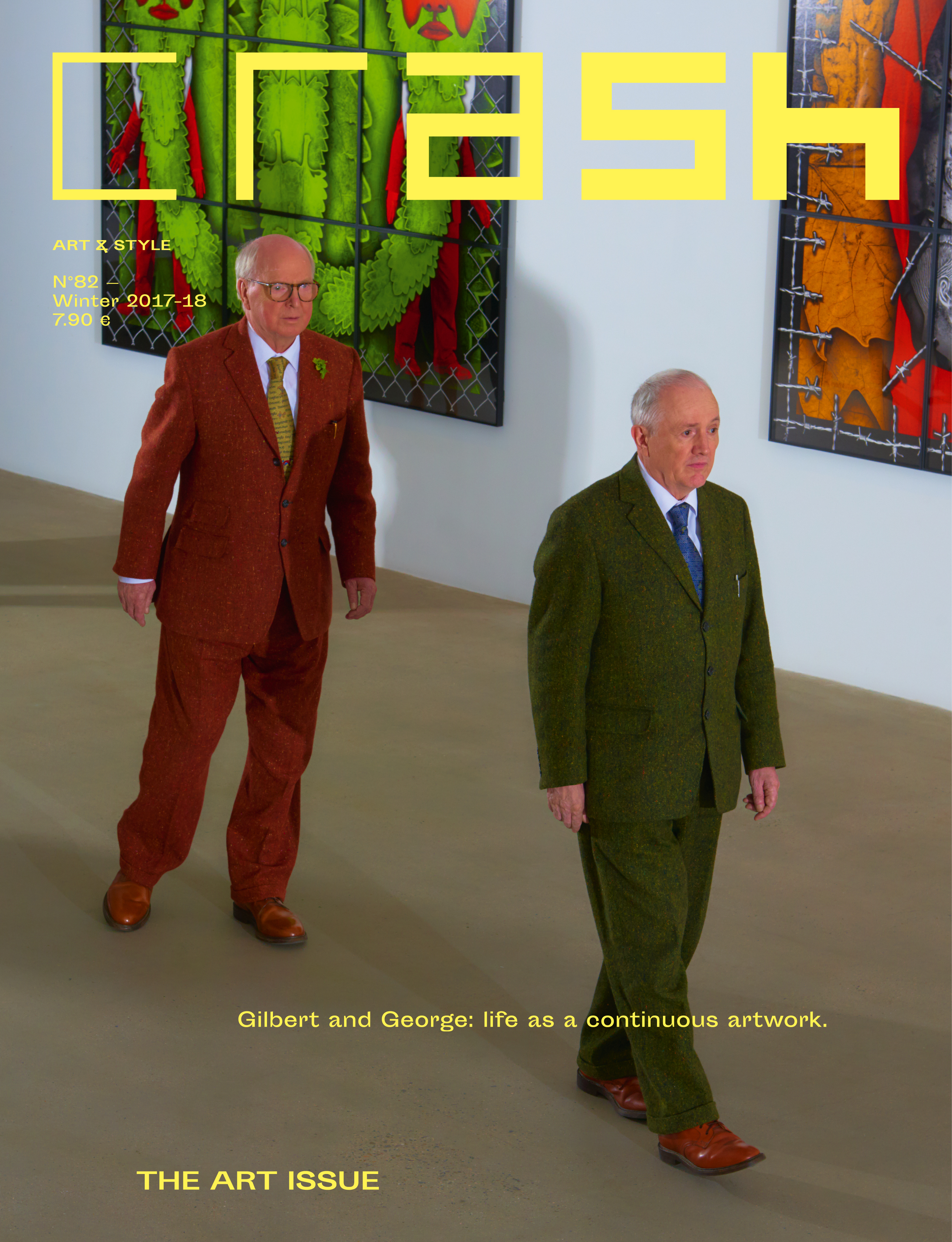 DISCOVER THE ART ISSUE 82 WITH GILBERT & GEORGE AND OKSANA SHACHKO