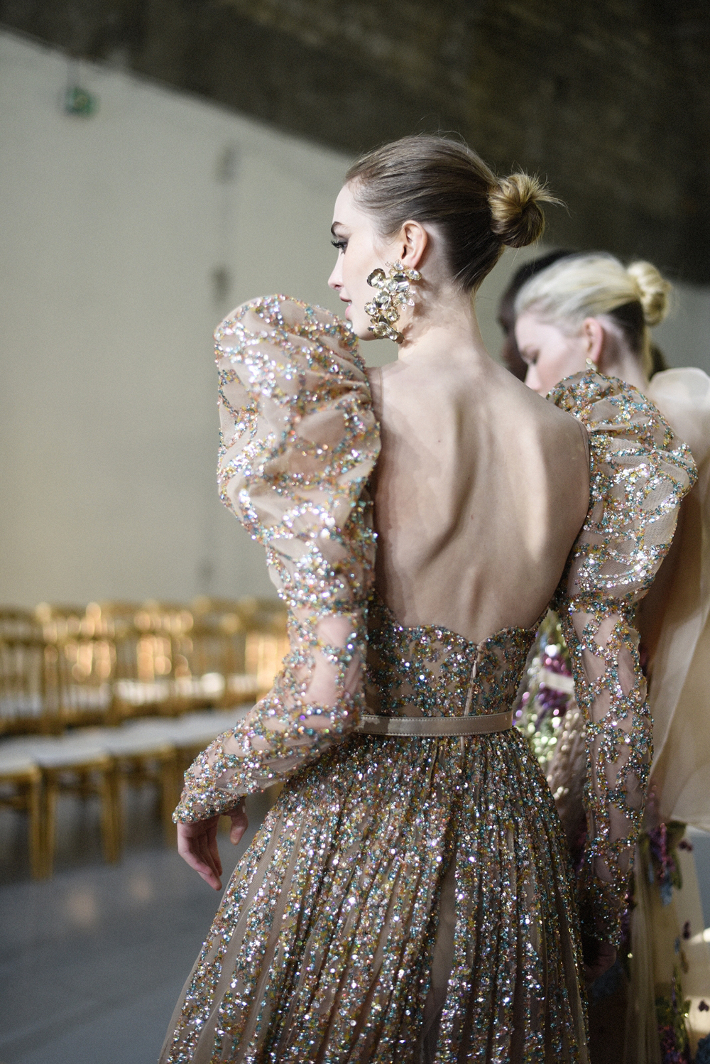 BACKSTAGE AT ELIE SAAB HAUTE COUTURE S ...
