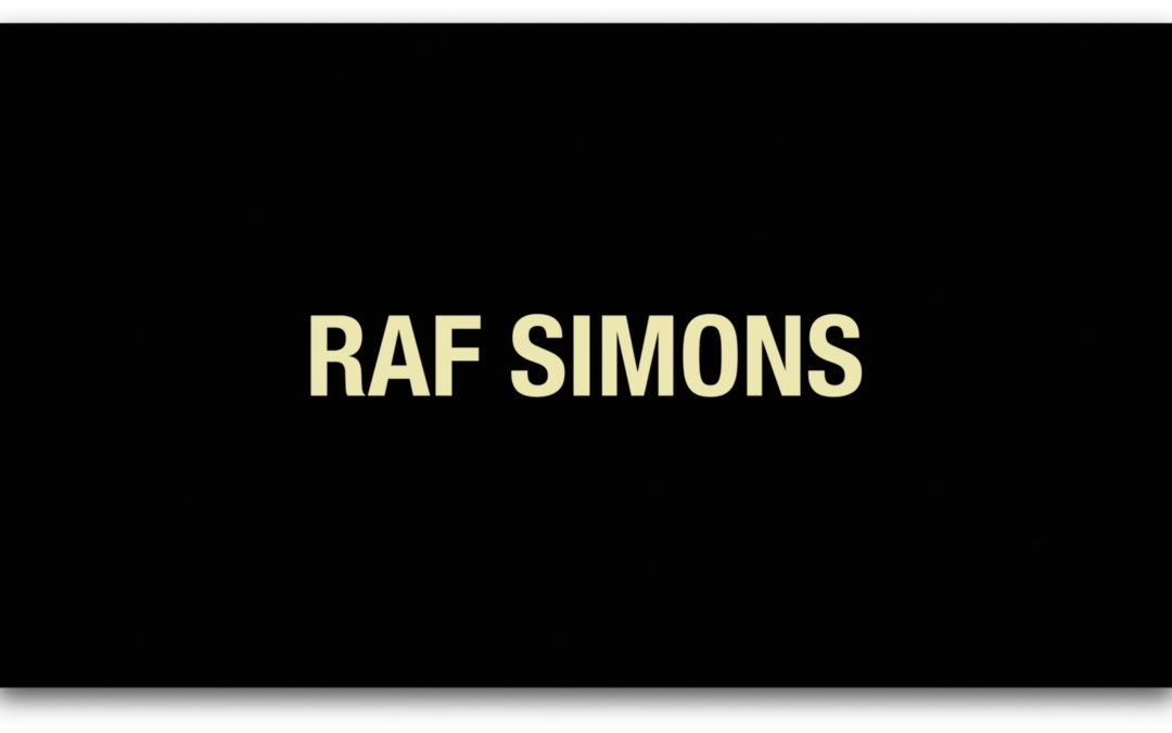 RAF SIMONS F/W 2021 LIVE STREAM