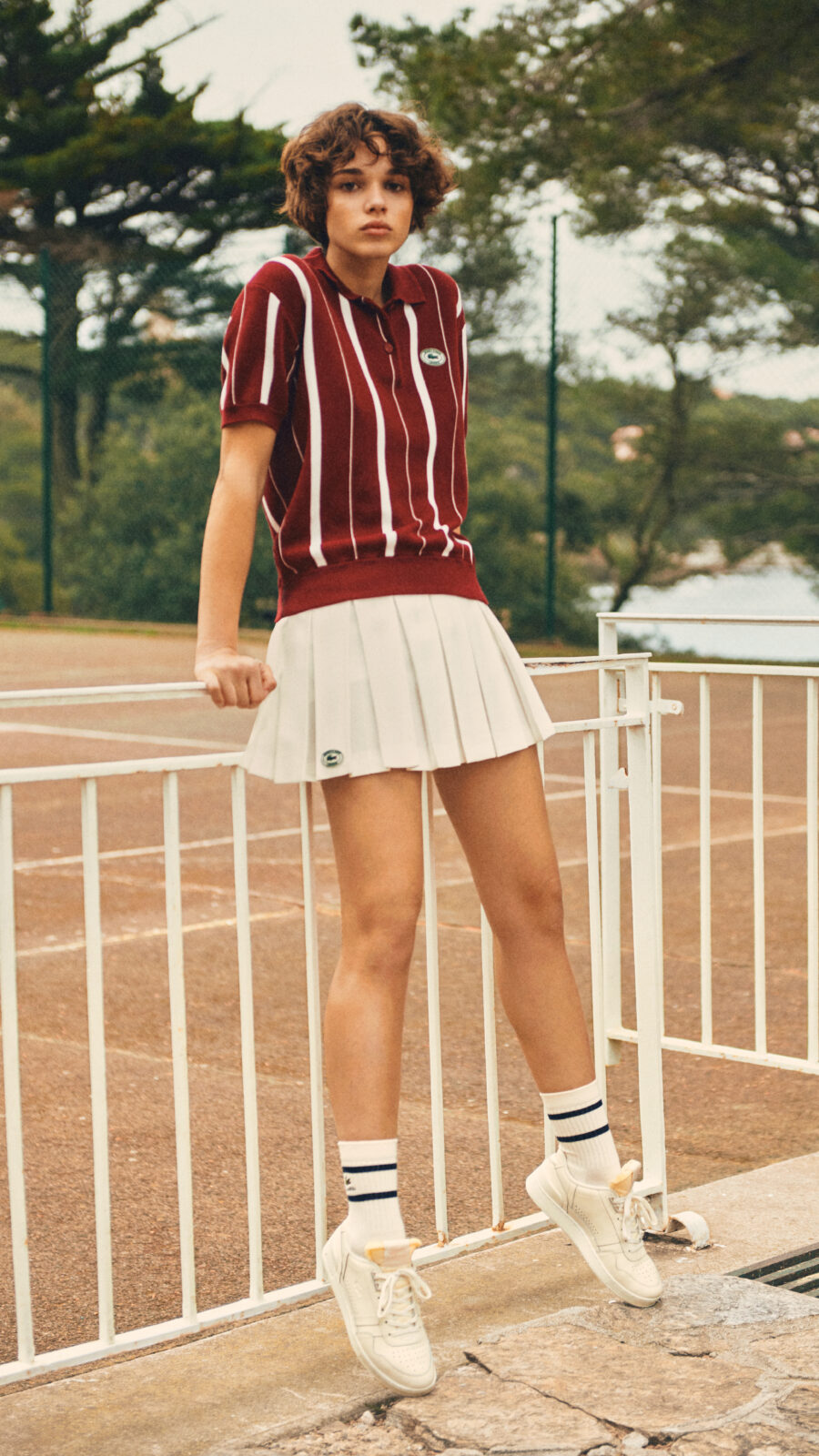 ingen forbindelse mineral Fælles valg LACOSTE AND SPORTY & RICH UNITE FOR RIVIERA-INSPIRED TENNIS COLLECTION. -  CRASH Magazine